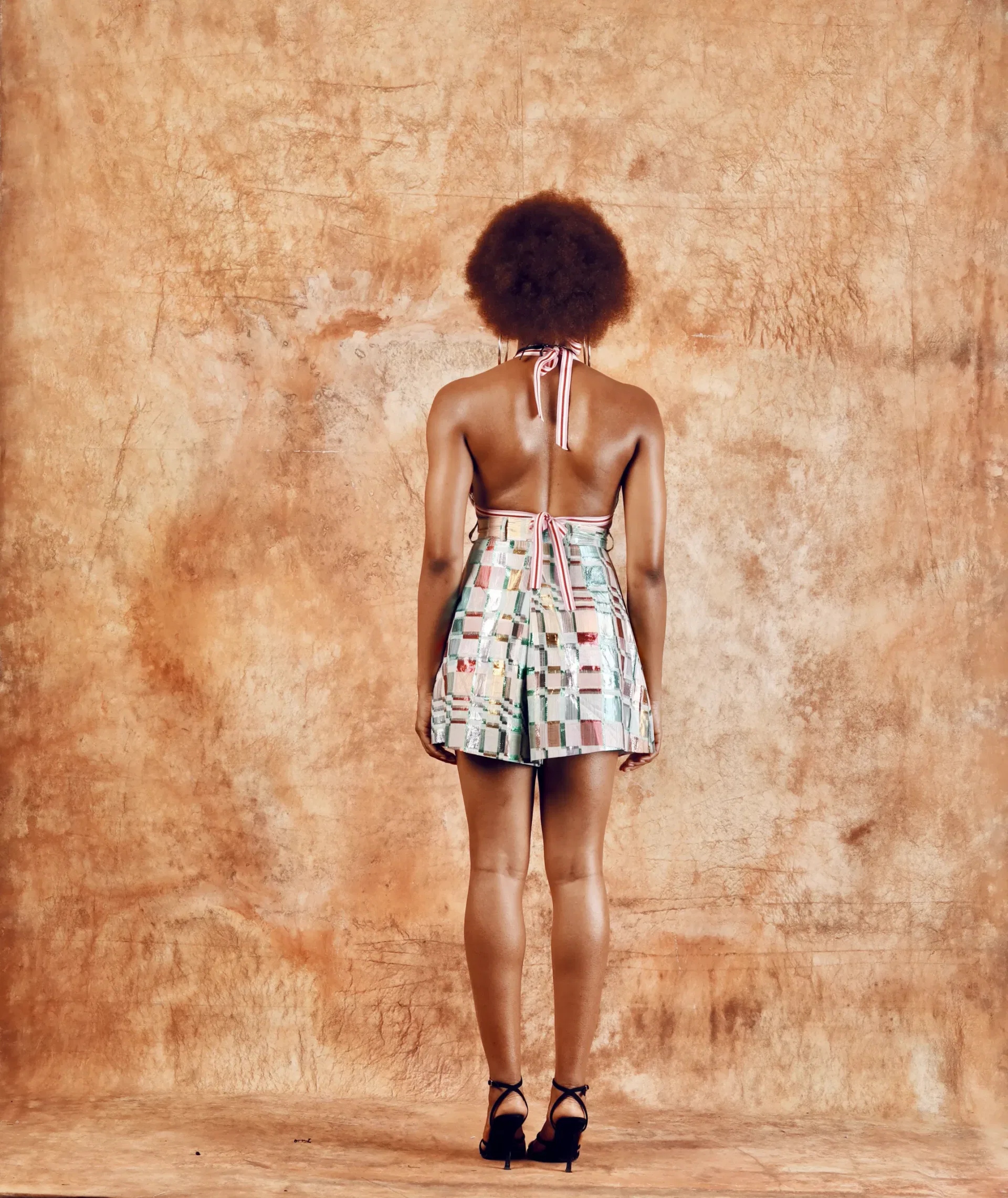 paloma two-piecehalter top & skirt view 2
