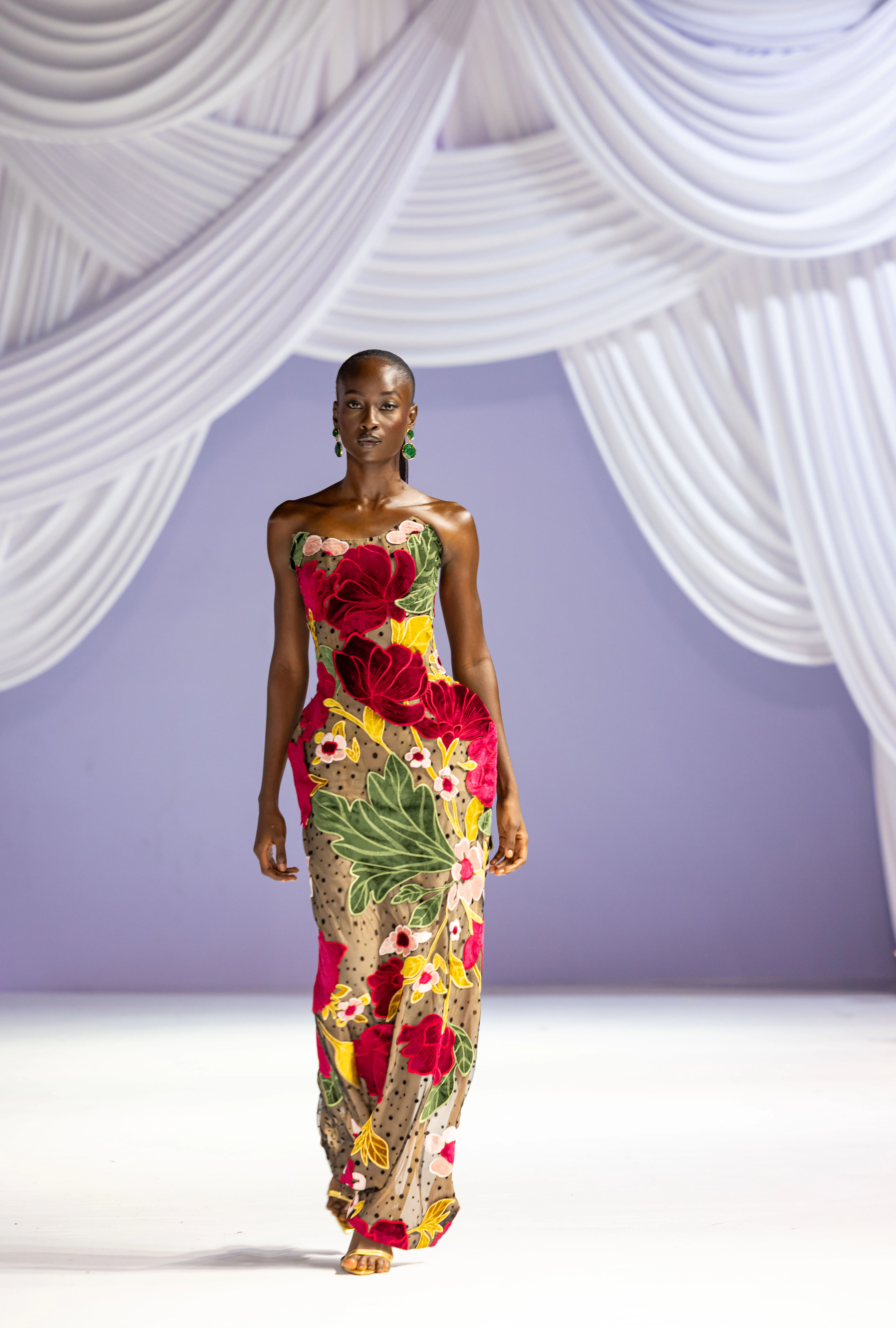 botanical column gown view 2