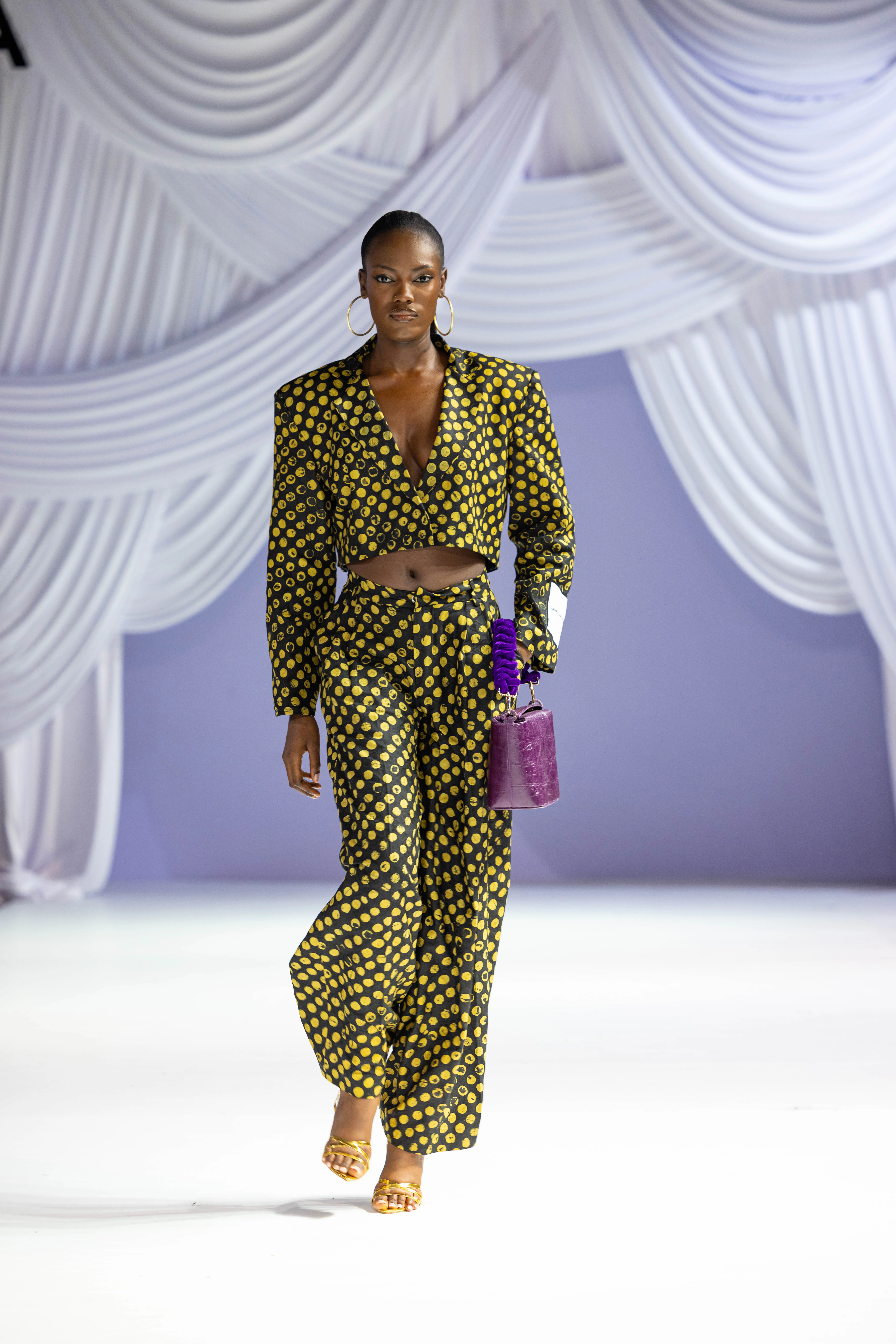 graphic dot suit
