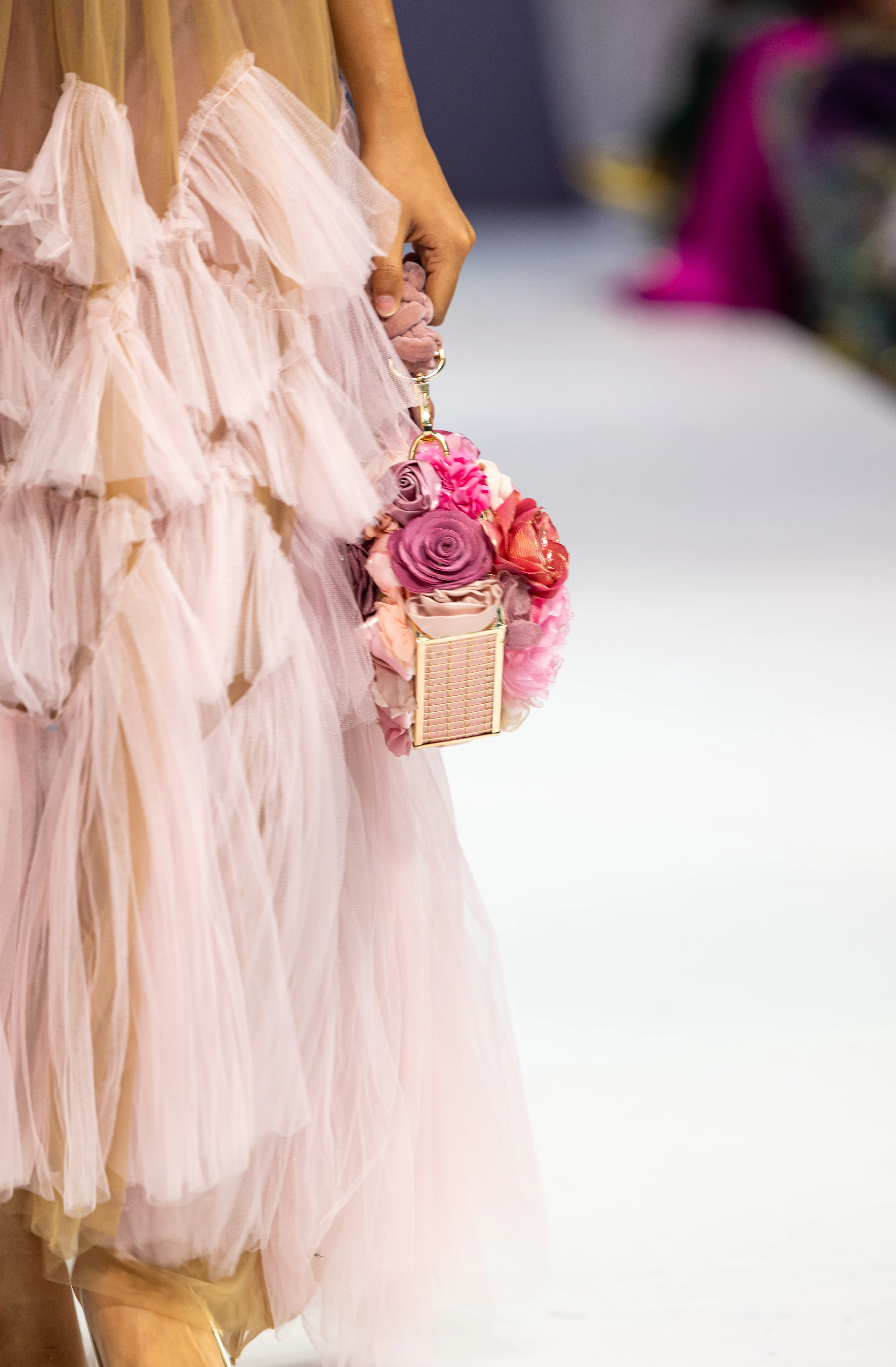 blush tulle gown view 4