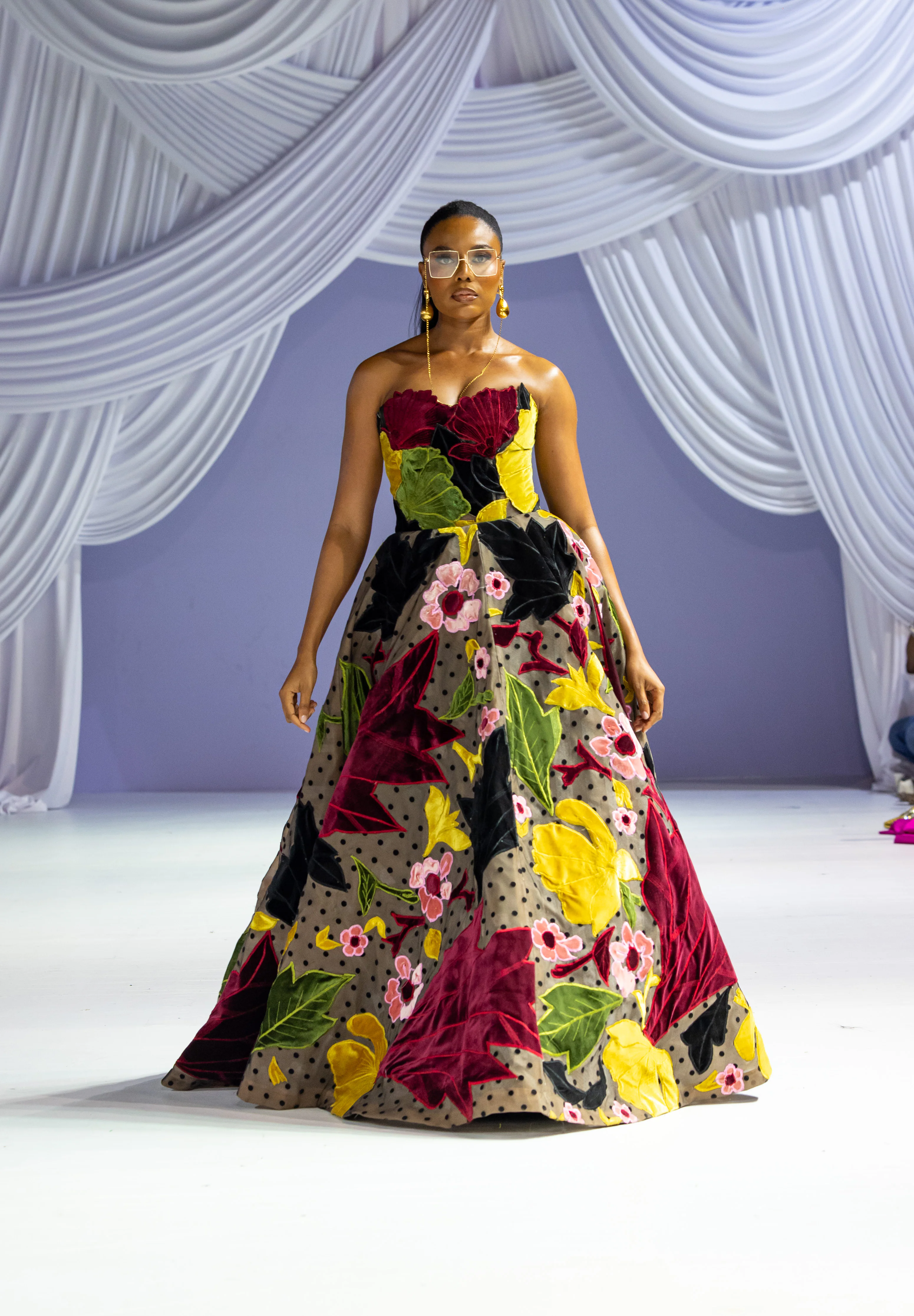 floral ball gown view 1