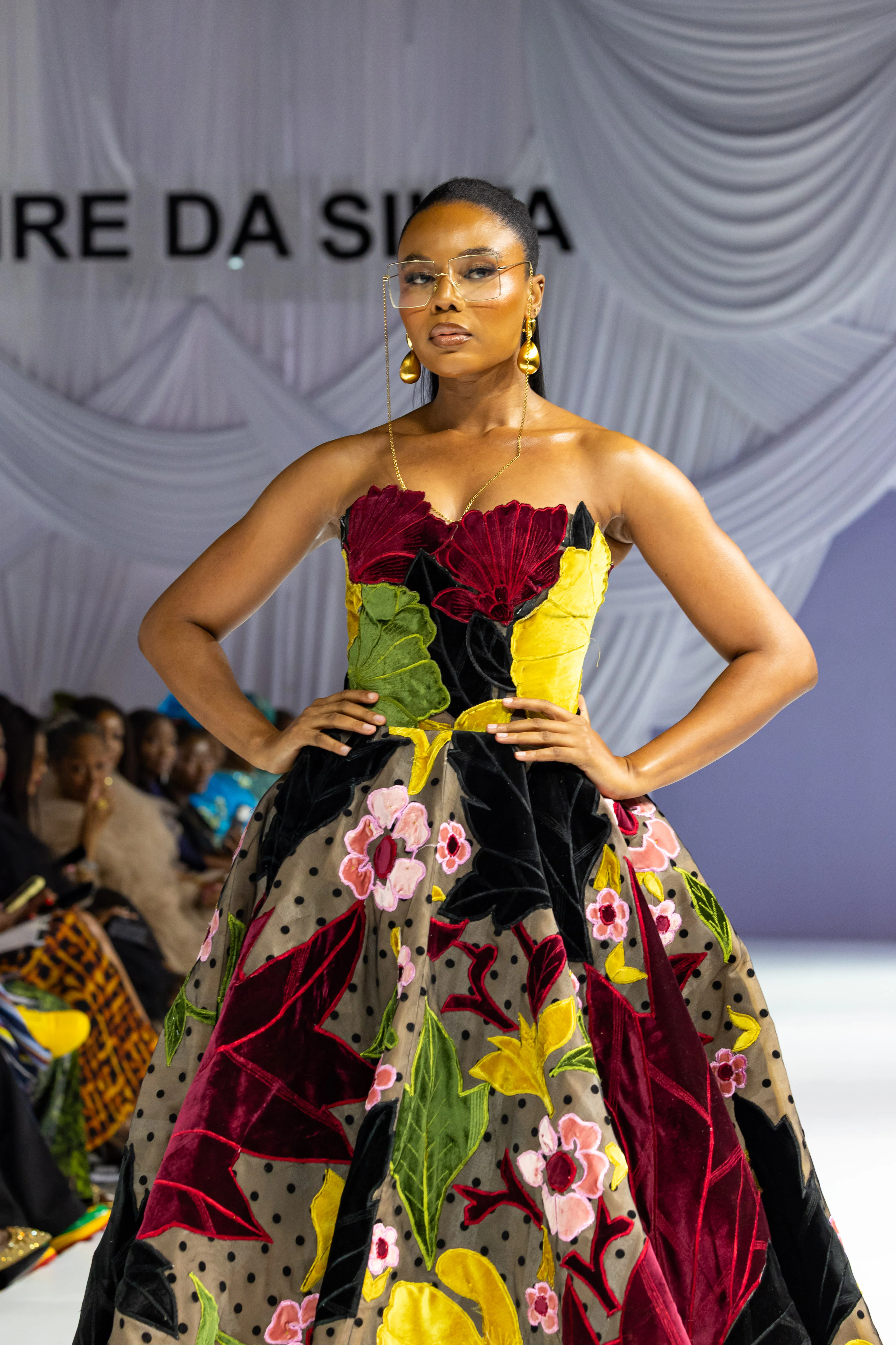 floral ball gown view 2